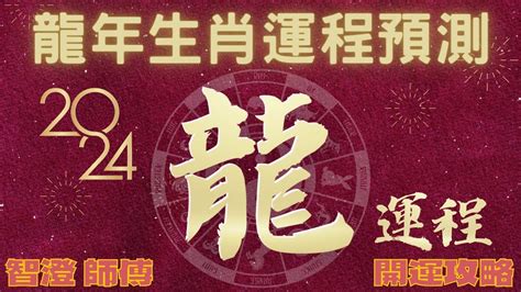 明年龍年|2024年龍年12生肖運程分析｜事業、感情、財運、健 